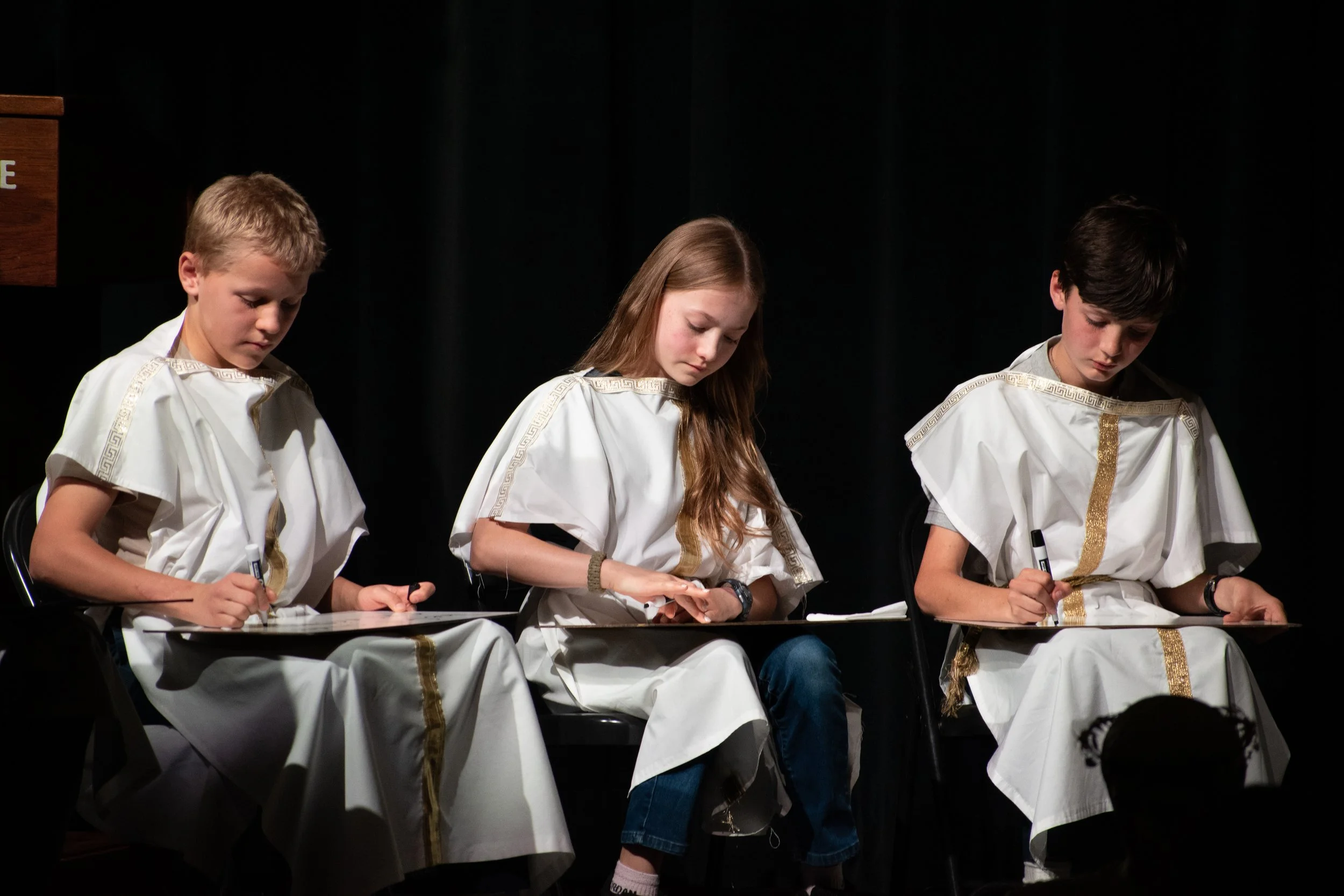 6th Grade students competing in Young Aristotle