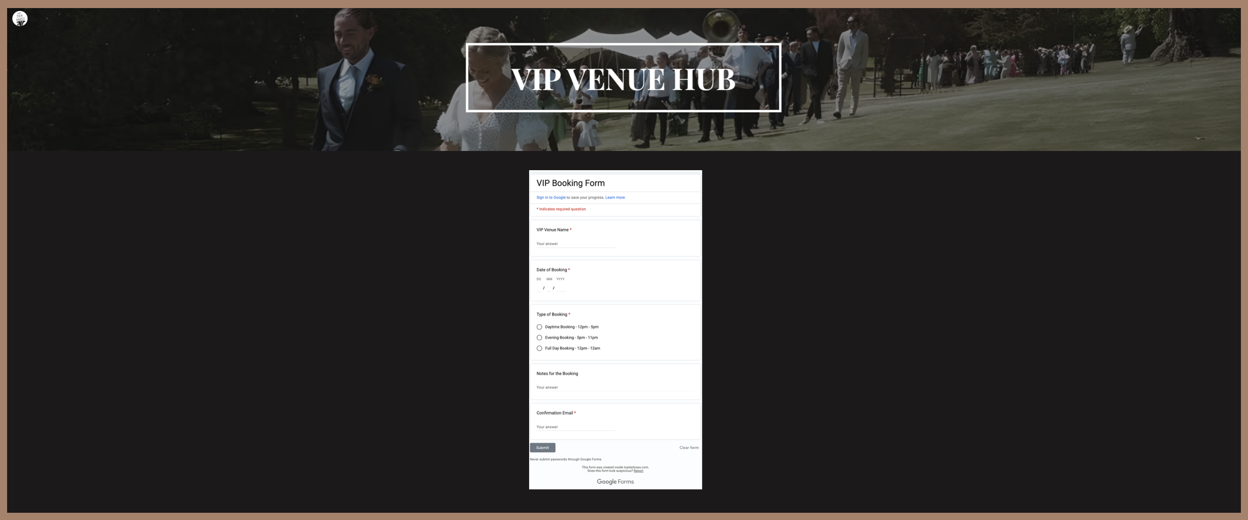 fill the form