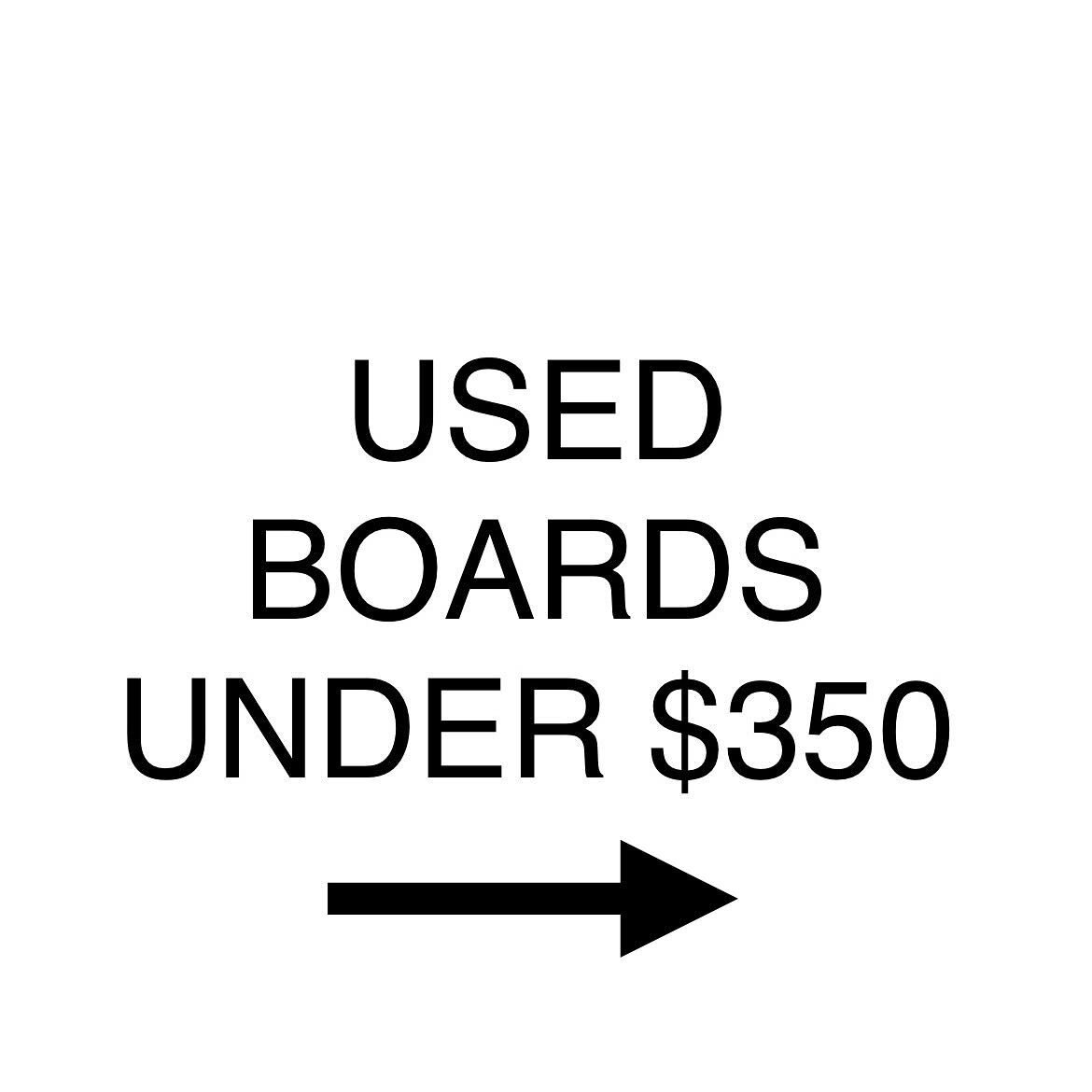 Here&rsquo;s a quick dump of some budget used boards that aren&rsquo;t fully worthy of an individual post. For those who don&rsquo;t know, we have a whole container full of used boards for sale. The boards that make it to this page are just a small p