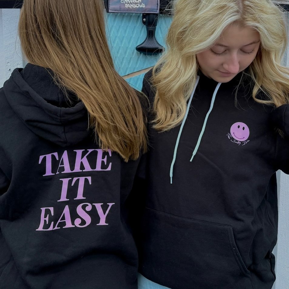 Come grab a @thesaltybabeshop &lsquo;Take it Easy&rsquo; hoodie before you can&rsquo;t!