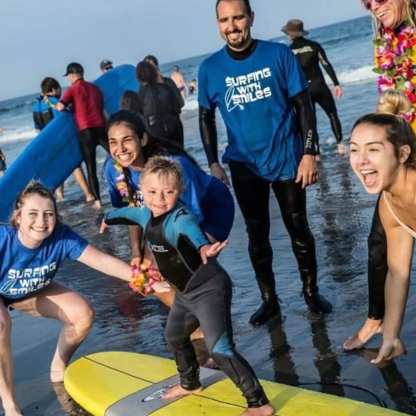 @surfingwithsmiles_nh This Thursday June 26th 5pm to 7pm North Beach, Hampton NH. Volunteers are welcome and needed please help spread the word.Weather and Surf permitting 
🙂🌊&hearts;️