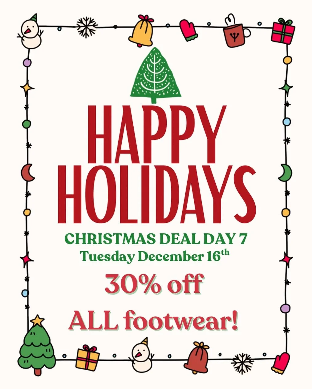 Day 7 of 12 Days of Deals 🎄🥾🌊❄️🎁🩴