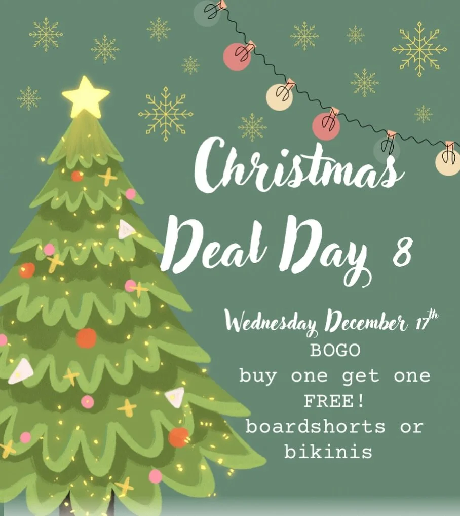 Day 8 of 12 Days of Deals 🎄👙❄️🌊🎁