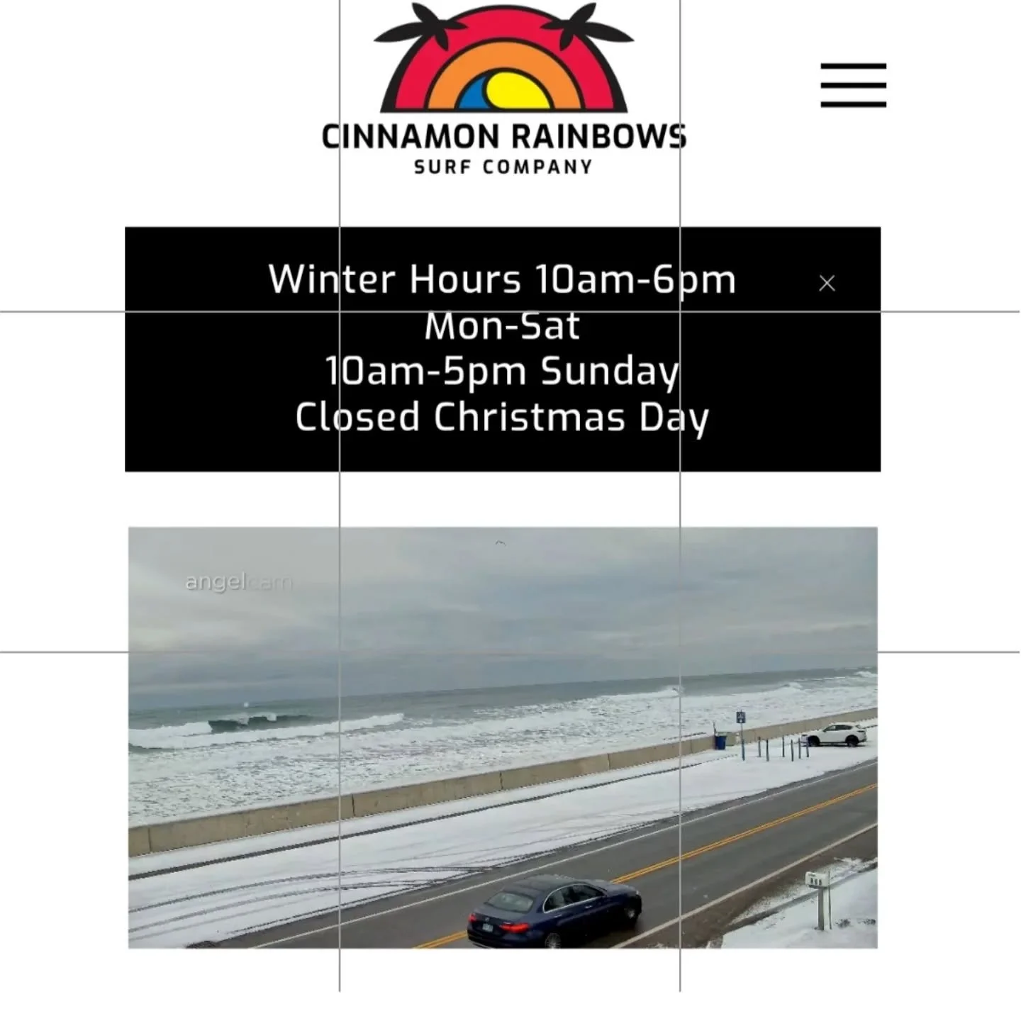 Merry Christmas and Happy Holidays 🎄🌊🤙Our Surf Cam is back online just in time for the Holiday swell. Thanks for your patience 🙏