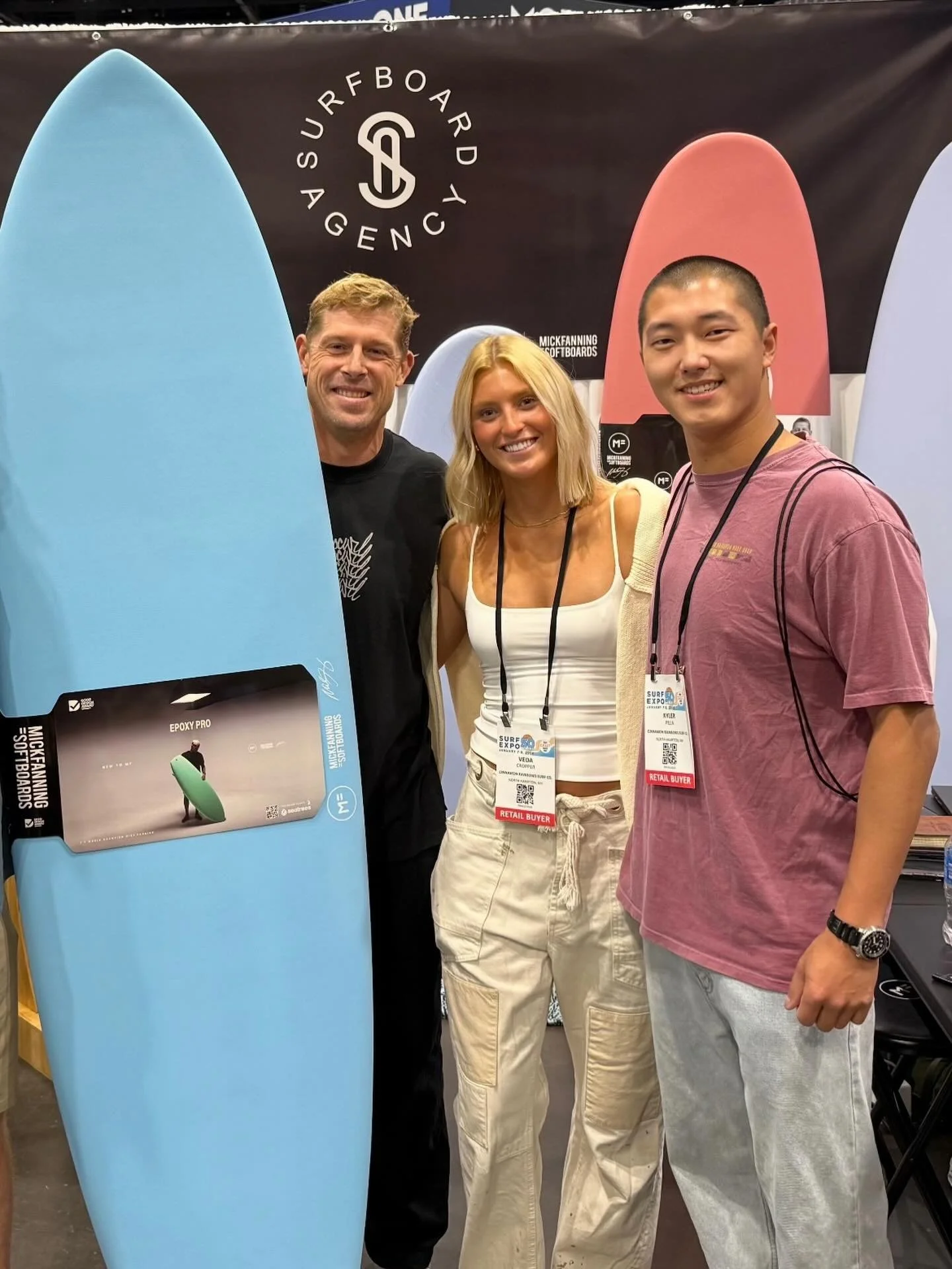 @surfexpo @mfanno @thesurfboardagency 
It&rsquo;s that time of year again!!
We&rsquo;ve sent some of our crew down to find out what&rsquo;s new &amp; good so we can bring it all back for YOU‼️💯