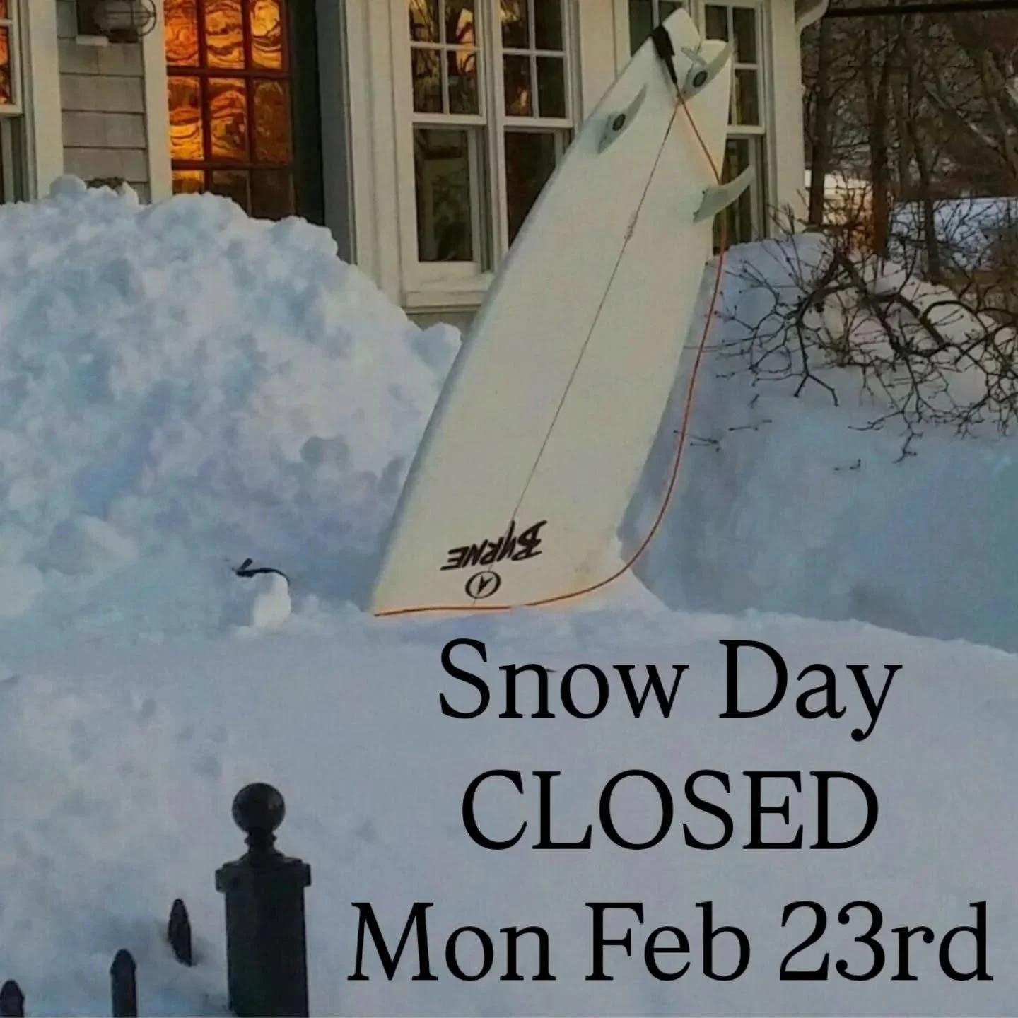 The shop will be closed Monday Feb 23rd due to the snowstorm.
We will re open Tuesday morning Feb 24th 2026 ❄️❄️❄️❄️❄️
Thanks 🤙