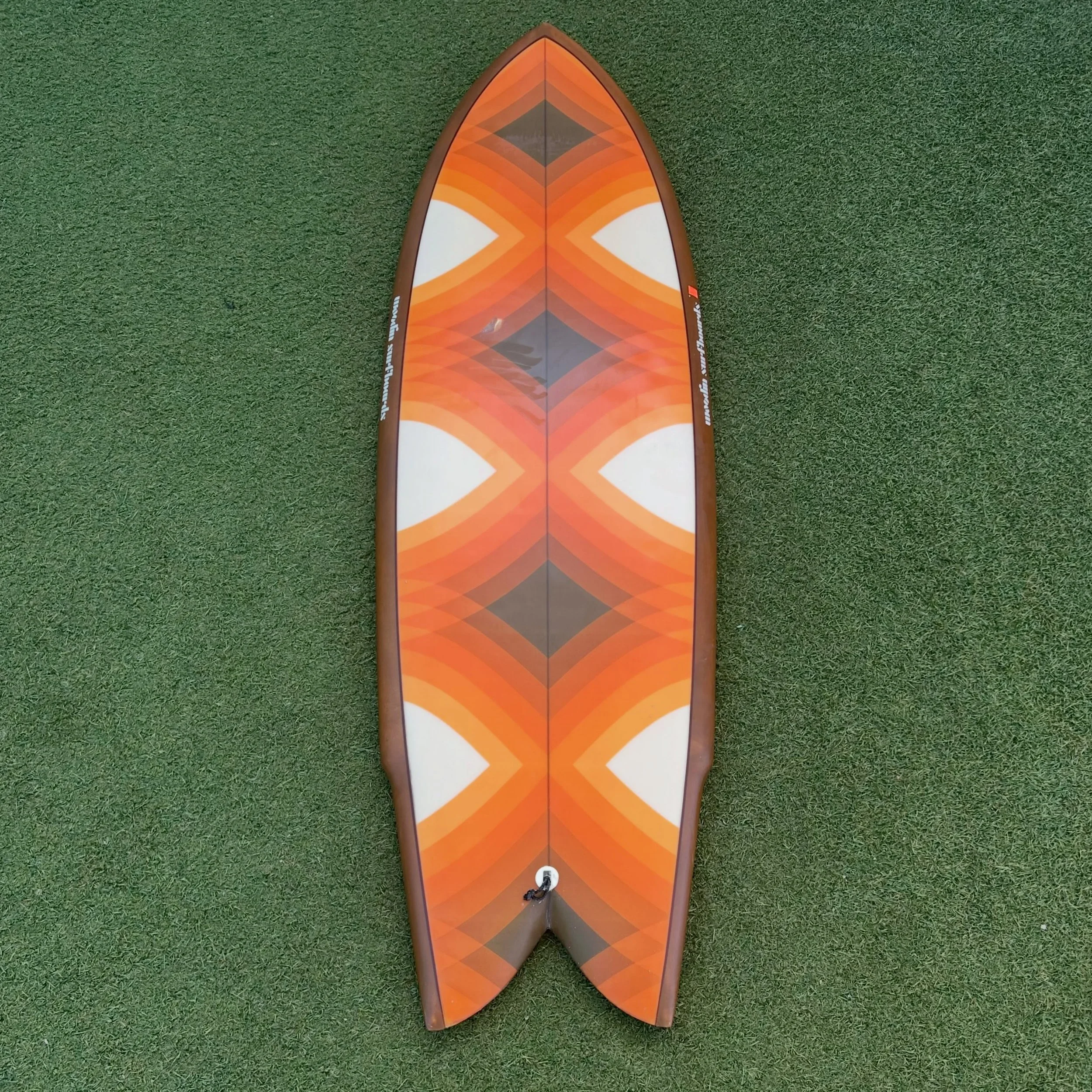 Used @woodinsurfboards Little Wing

5&rsquo;8 x 21&rdquo; x 2 5/8&rdquo; 

Twinzer Fin Set up

Great Condition 

-$499-