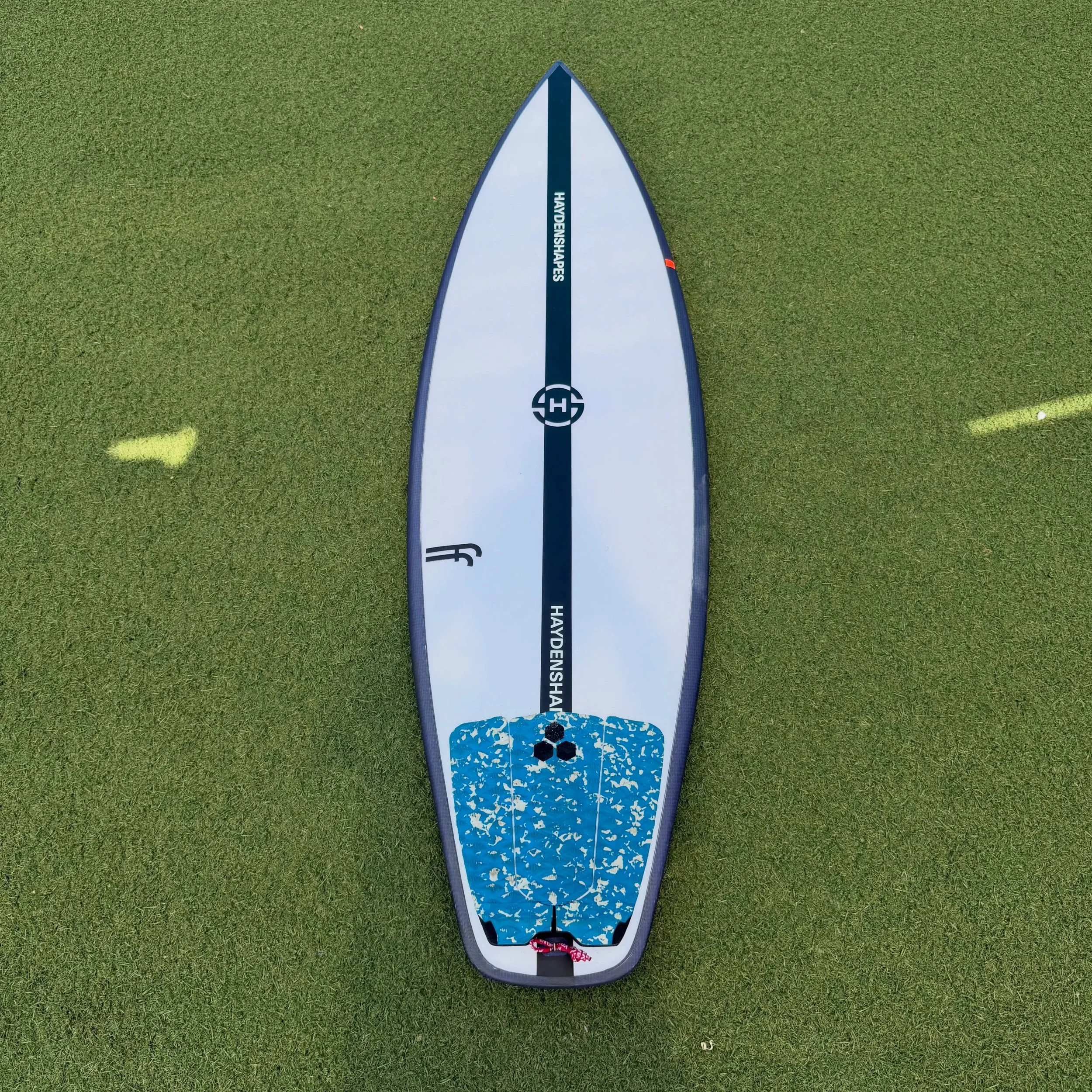 Used @haydenshapes Holy Grail

Great condition

5&rsquo;8 x 19 7/8 x 2 7/16 @ 28.19 Liters

-$599-