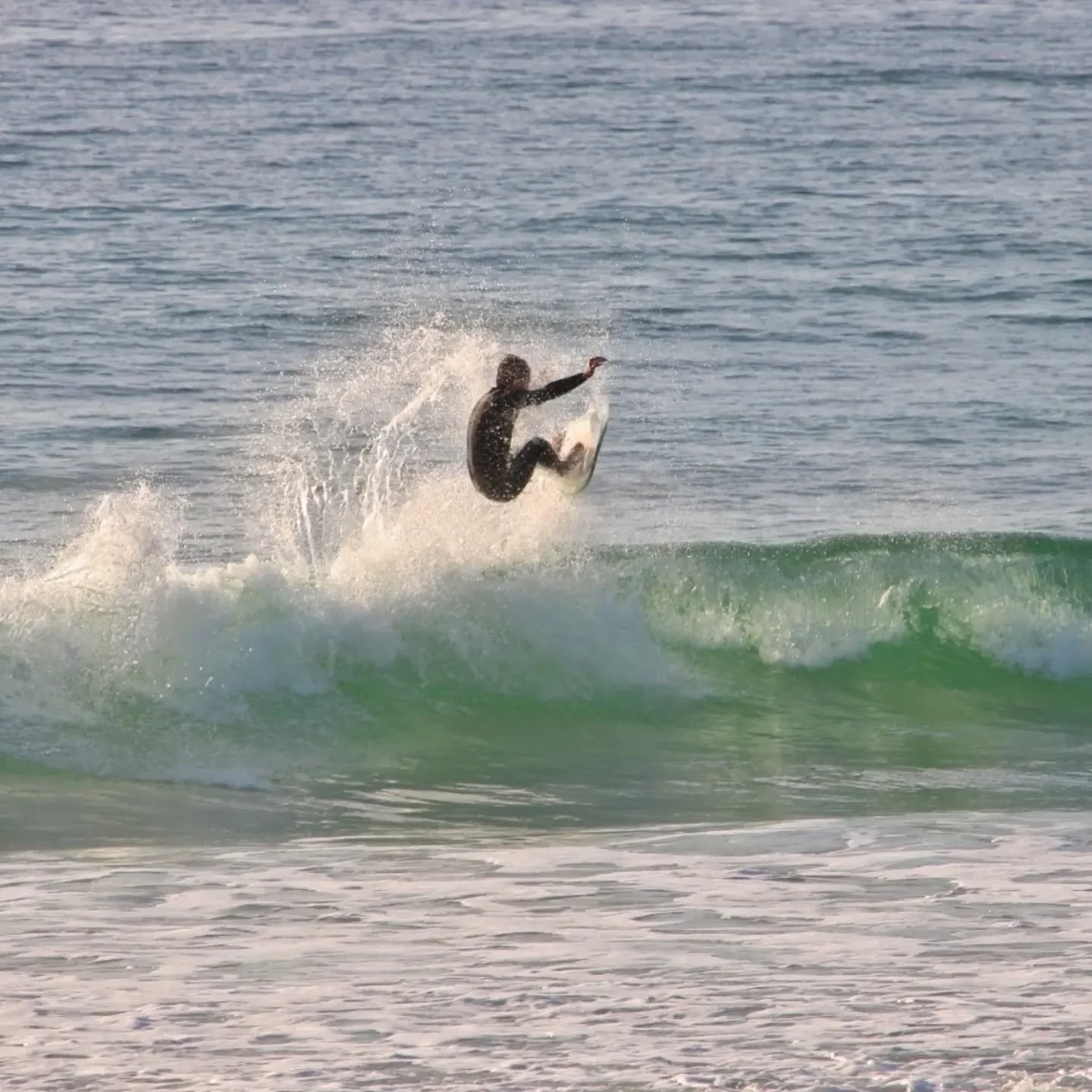 Sunny skies with waist to chest high surf and water temps near 70 degrees.☀️🌊
