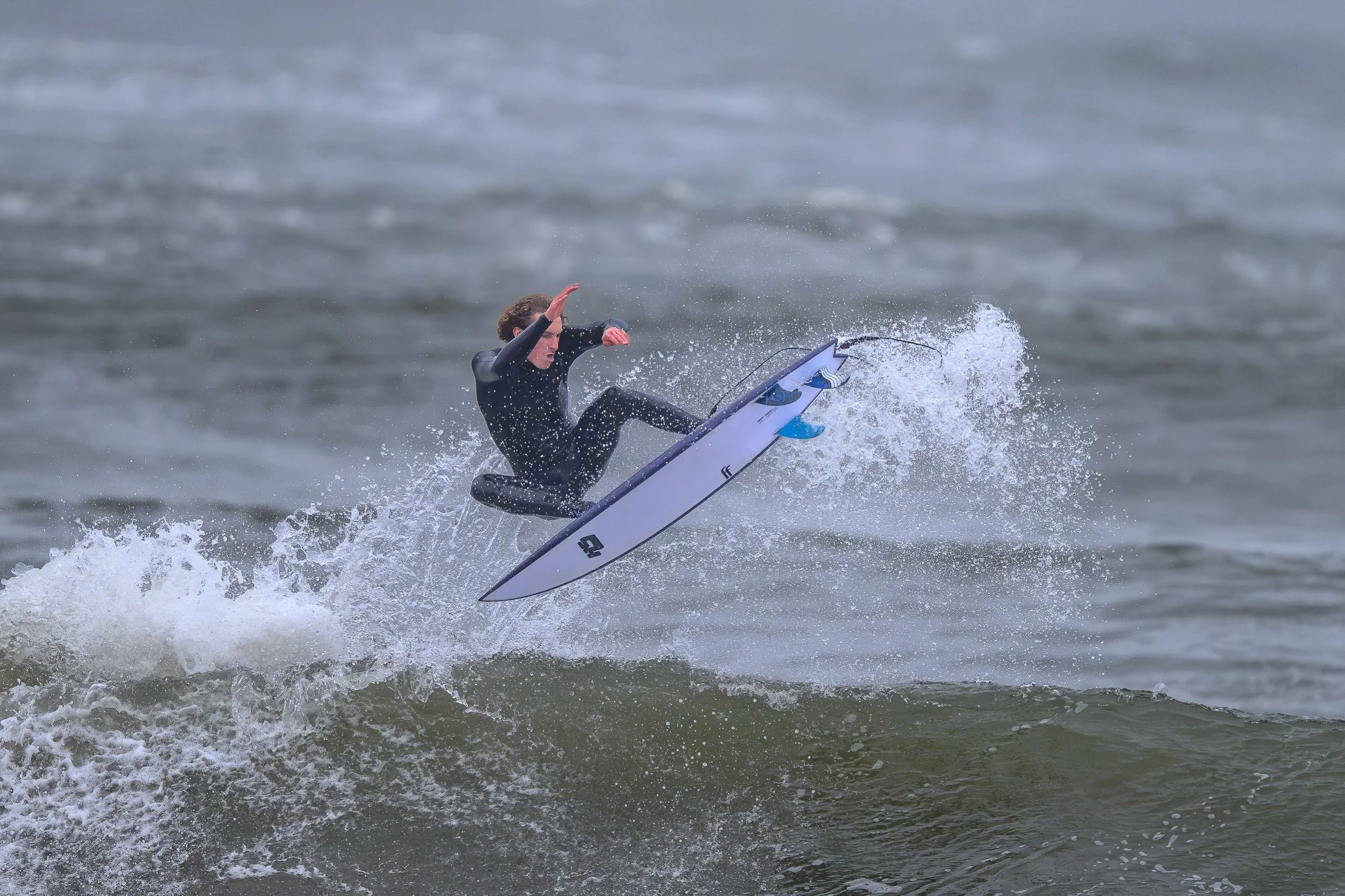 Boardroom employee Jack out during the last swell, ripping on a Hayden Shapes Untitled 🌊