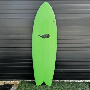 McDermott Shapes Asym Fish (Regular foot) 5'8 — Cinnamon Rainbows