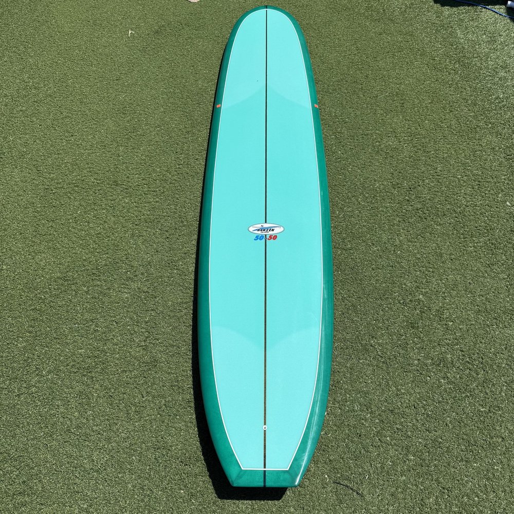 HANSEN 50-50 9'6 -Out of Stock- — Cinnamon Rainbows Surf Co.