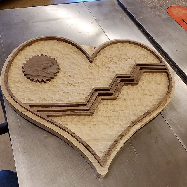With everything going on these days, a little heart can go a long way. #onesiouxfalls .
.
.
.
.
#shoplocal #shopsmall #woodworking #woodworker #Woodshop #cncengraving #cncengraver