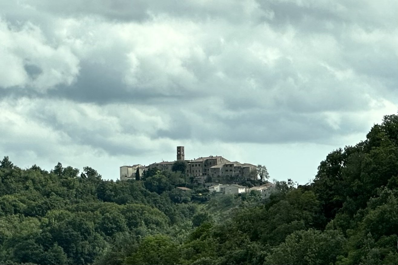 Serrazzano Castle, North view