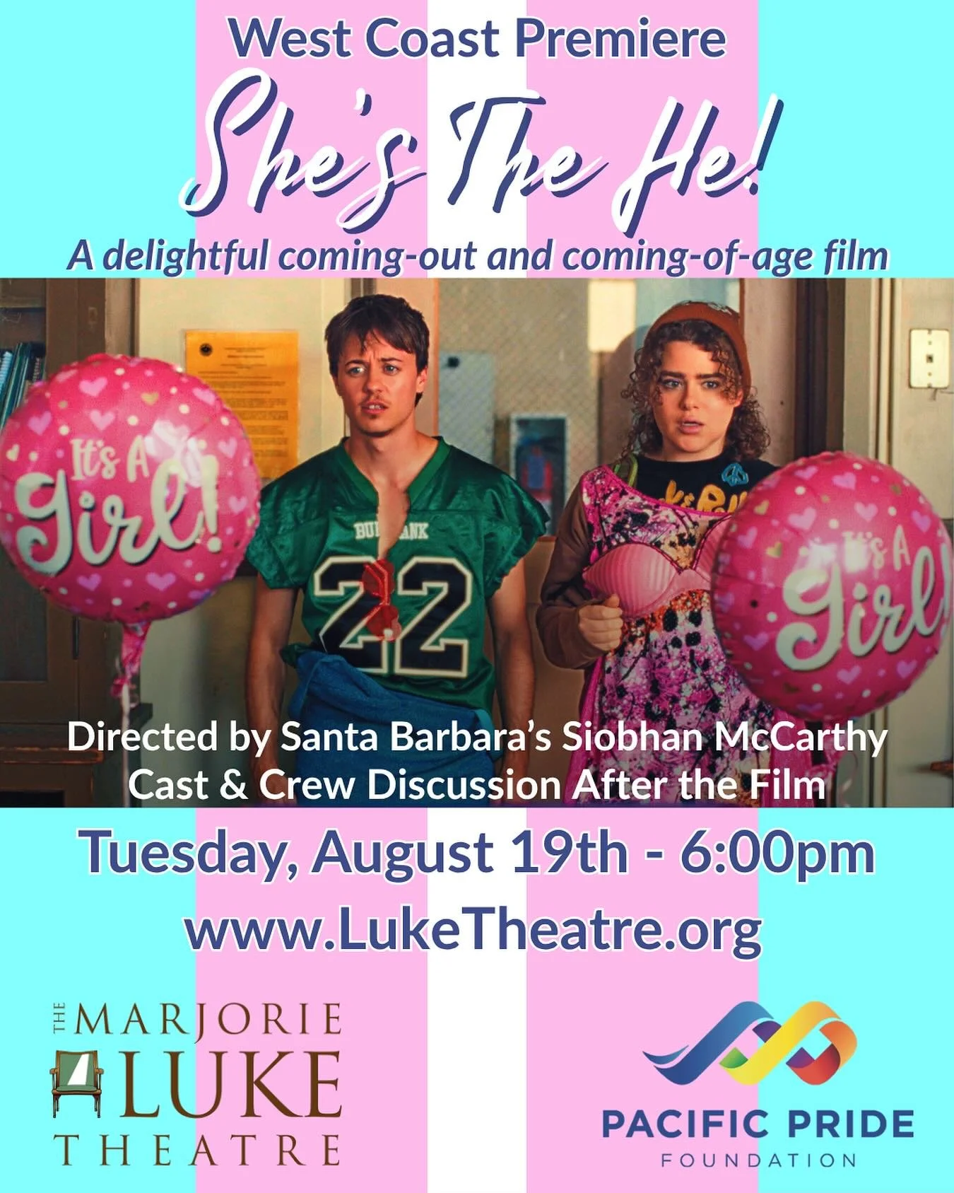 Love seeing our local creative community shine! 💫 Happy to hear about this premiere @luke_theatre &mdash; we all need a little soft comedy to balance out the chaos these days 🏳️&zwj;⚧️💞

Our friends @luke_theatre and @pacificpridefoundation are pr