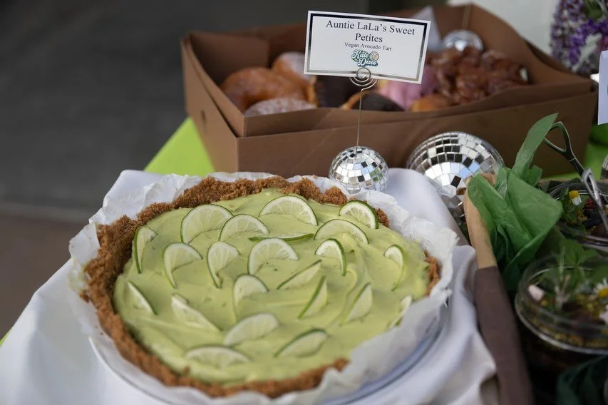 still dreaming about the dessert table from last friday&rsquo;s groovy kale disco with Rooted SBC 🍰✨

our 2026 dessert auction was STACKED - a full-on plant-based sugar rush for a good cause:

enchanted forest dirt cups, vegan donuts, avocado tart (