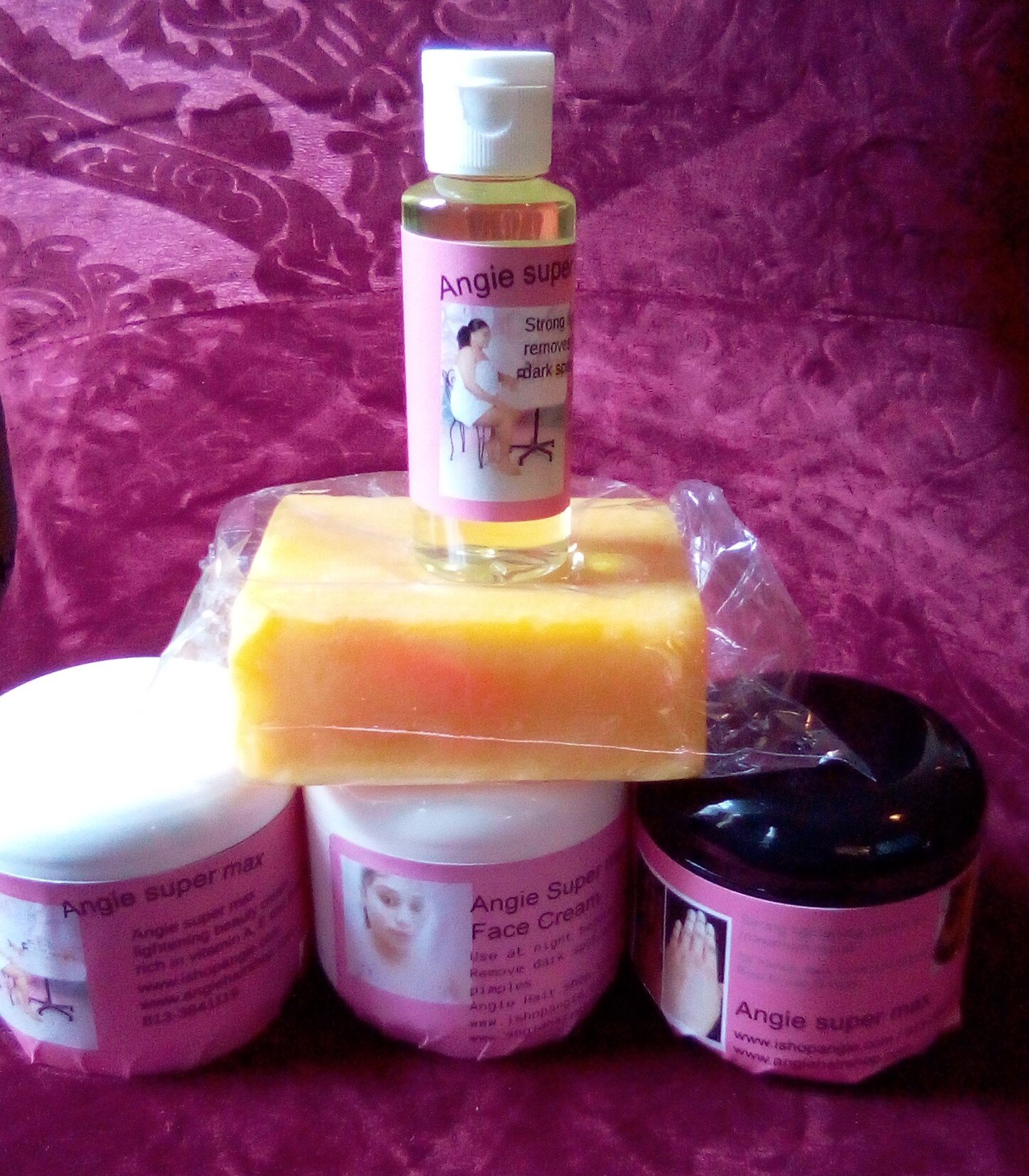 angie super max combo with lemon soap