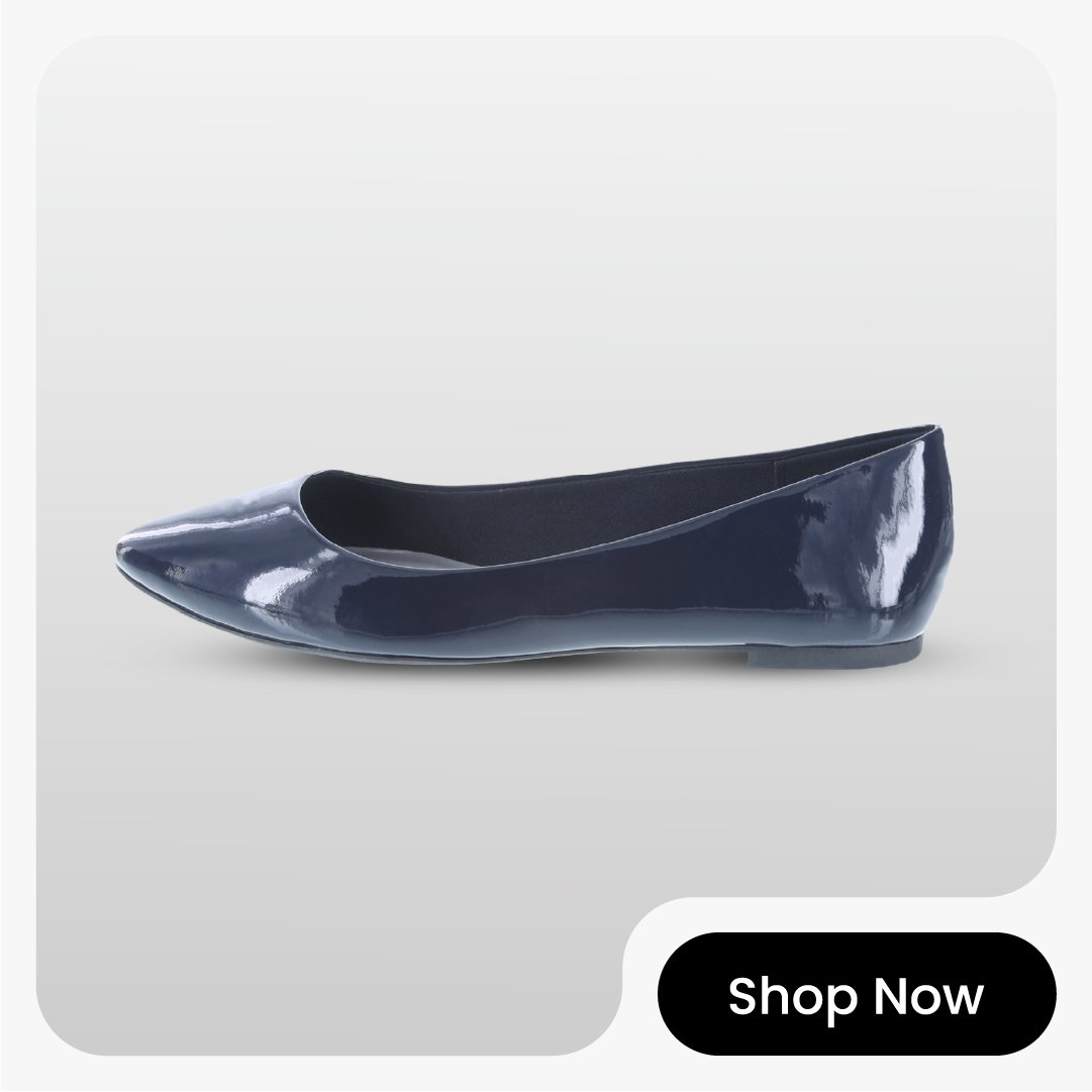 Lower East Side - Cami Flat - Navy Patent