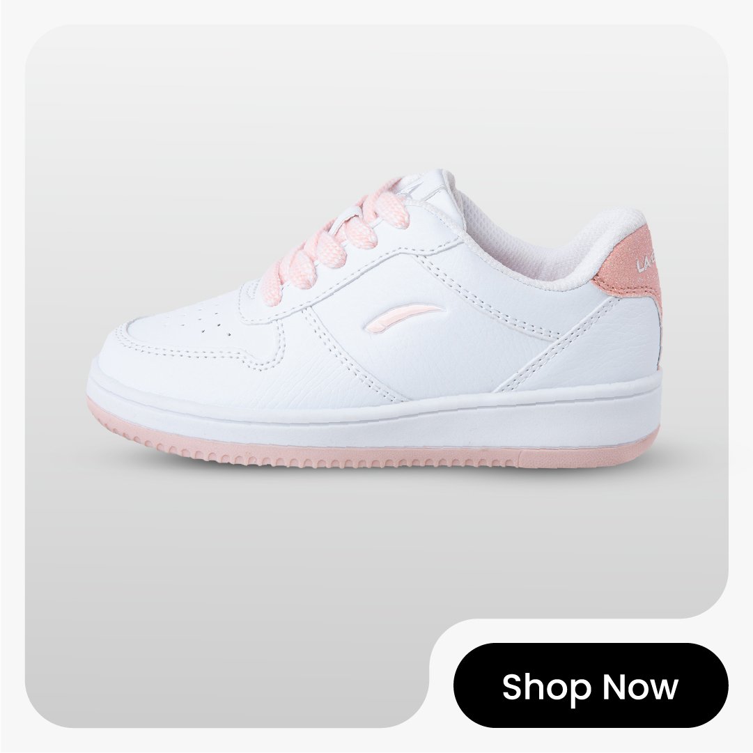 LA Gear - Dash Court - White/Pink