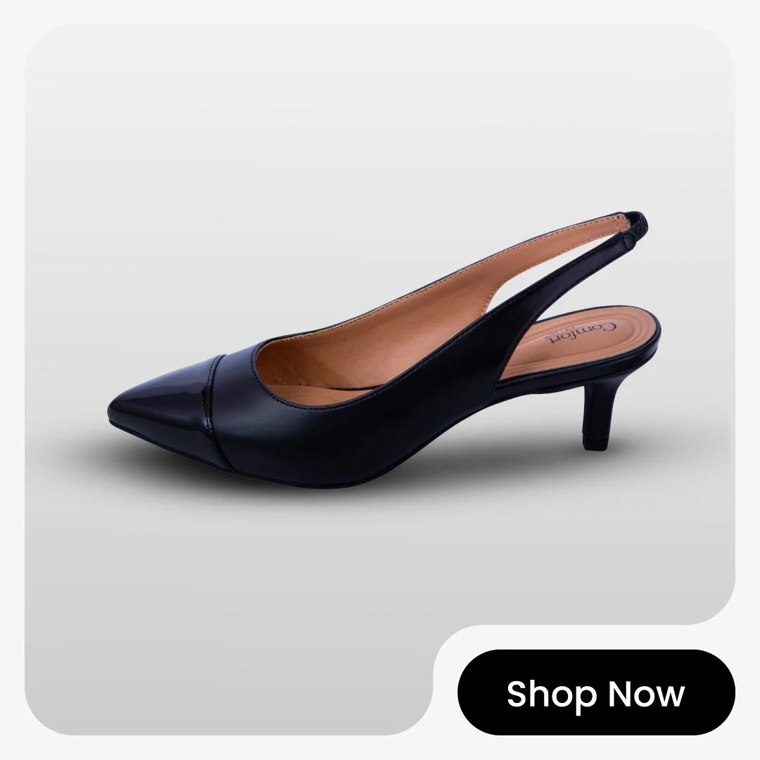 Comfort Plus - Kittie Slingback - Black