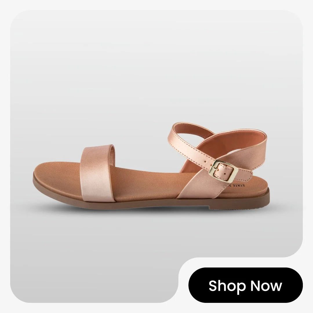 State Street - Pat Flat - Rose Gold