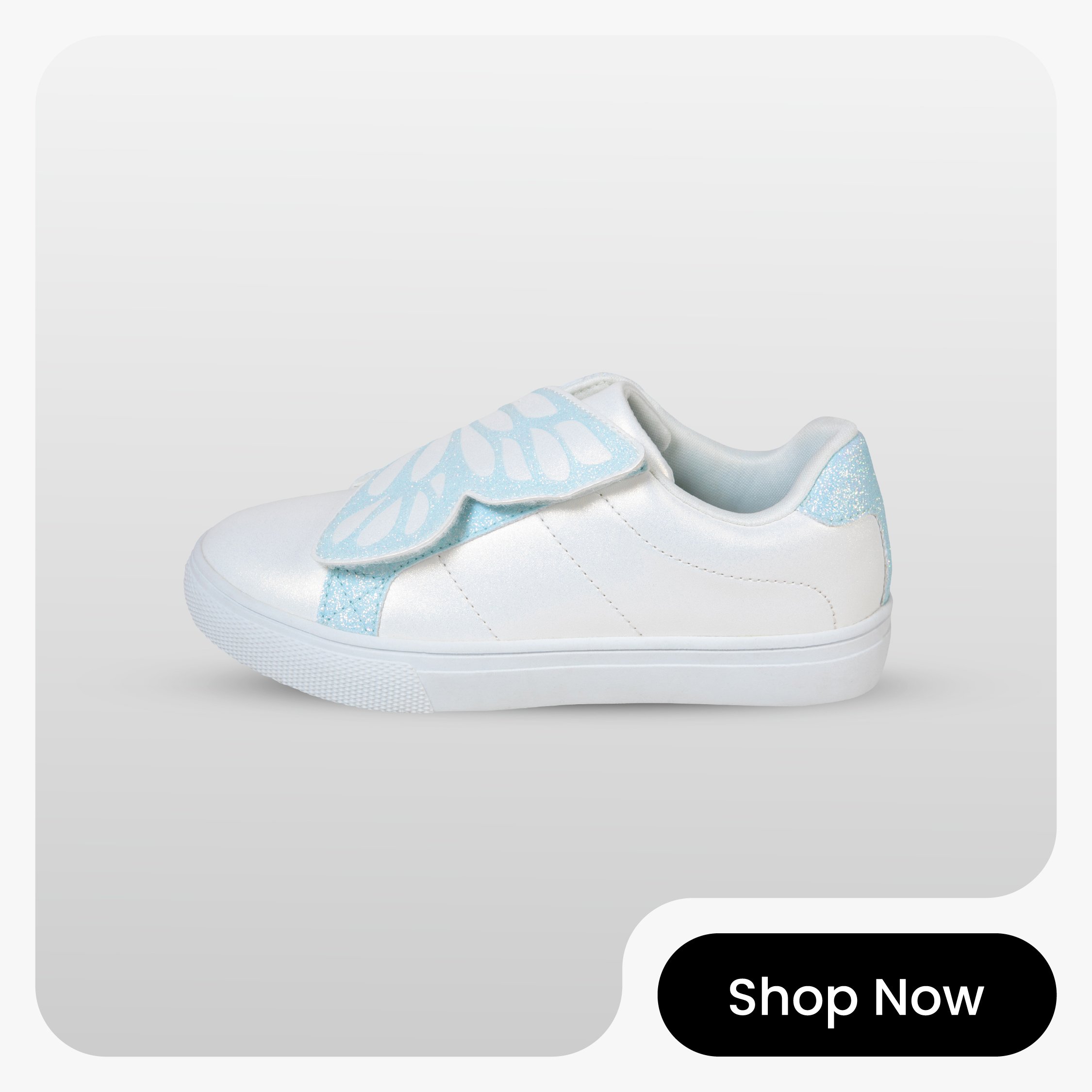 Brash - Millie - White/Blue - Youth/Toddler