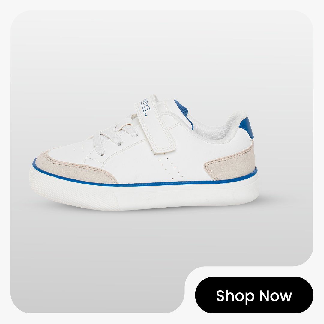 State Street - Zander - White/Blue - Toddler