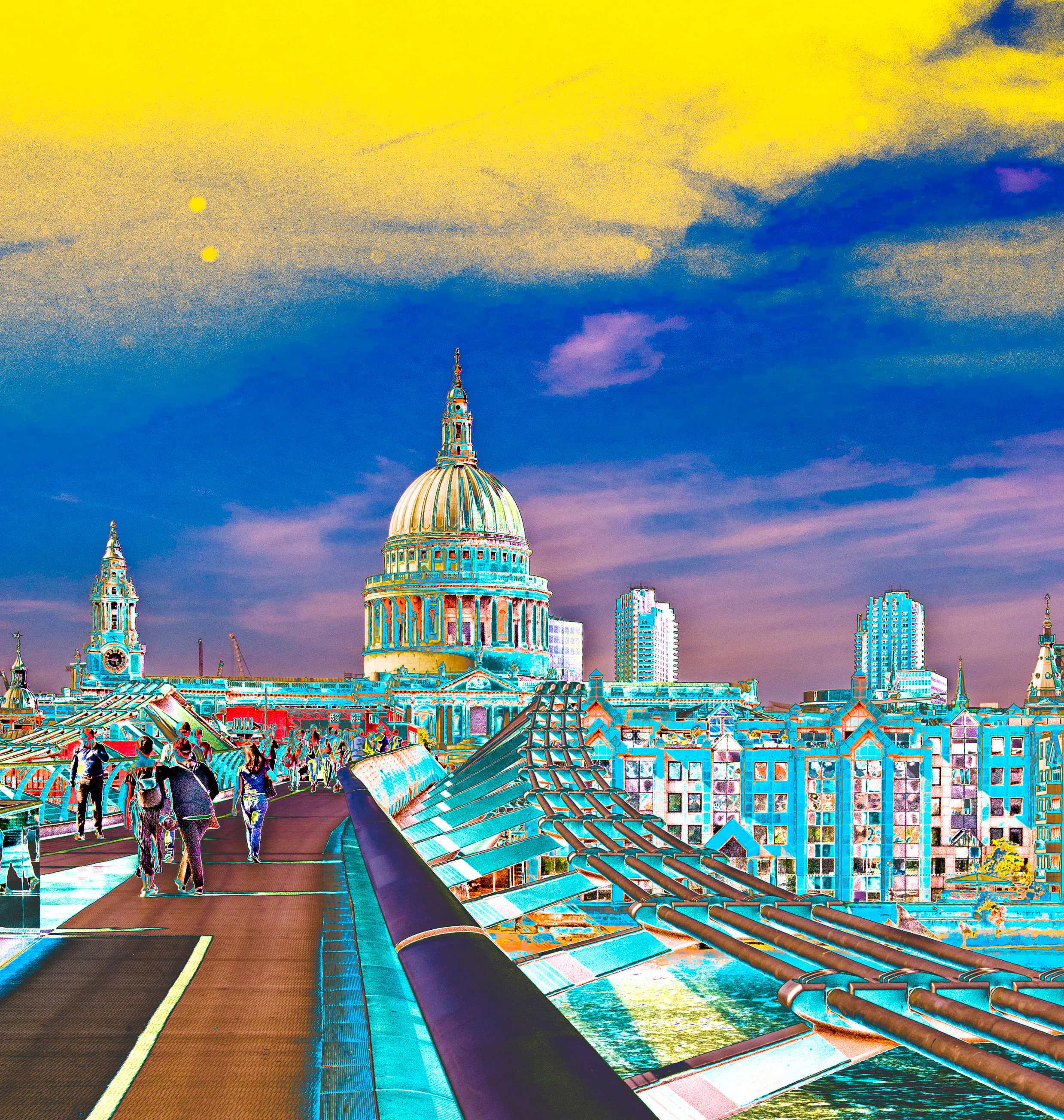 Millennium Bridge/St. Paul’s Cathedral London