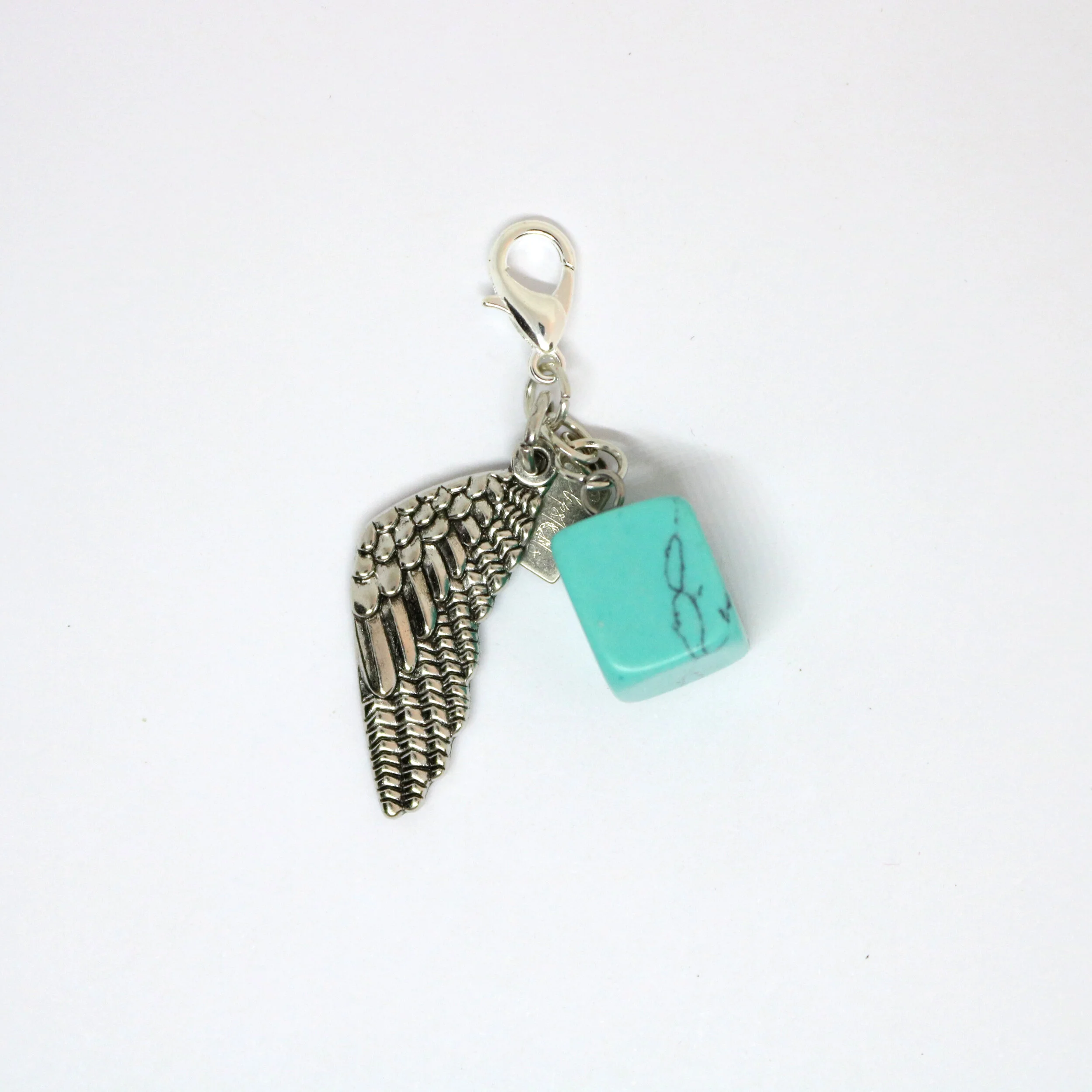 Blue Howlite Charm