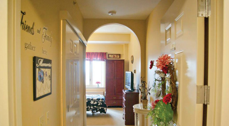 Senior Living Resident's Room at St. Louis Altenheim