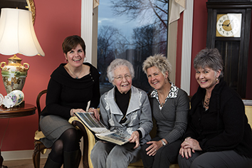 Family Reminisce with Altenheim Senior Resident