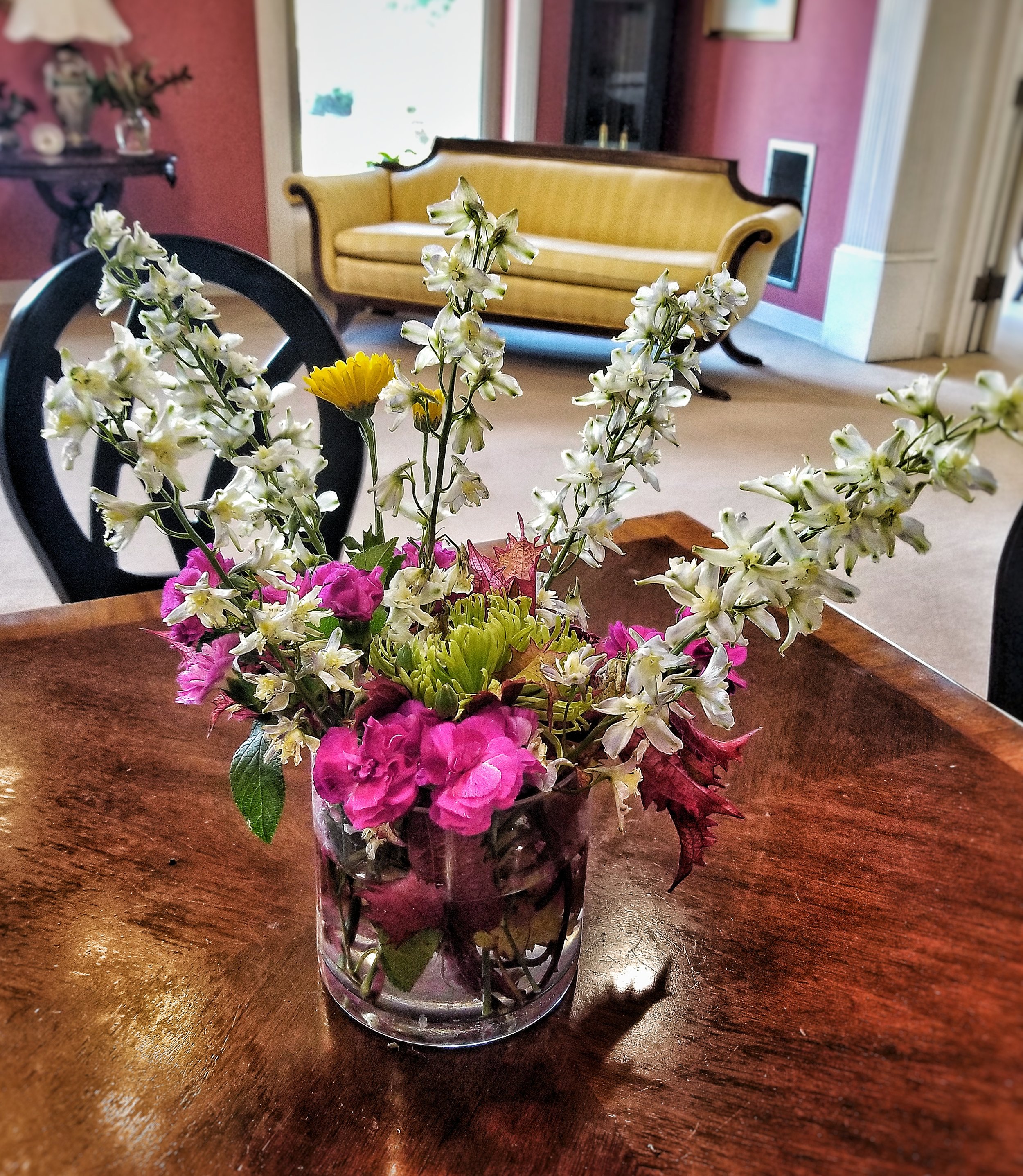 Fresh Flowers in the Lobby