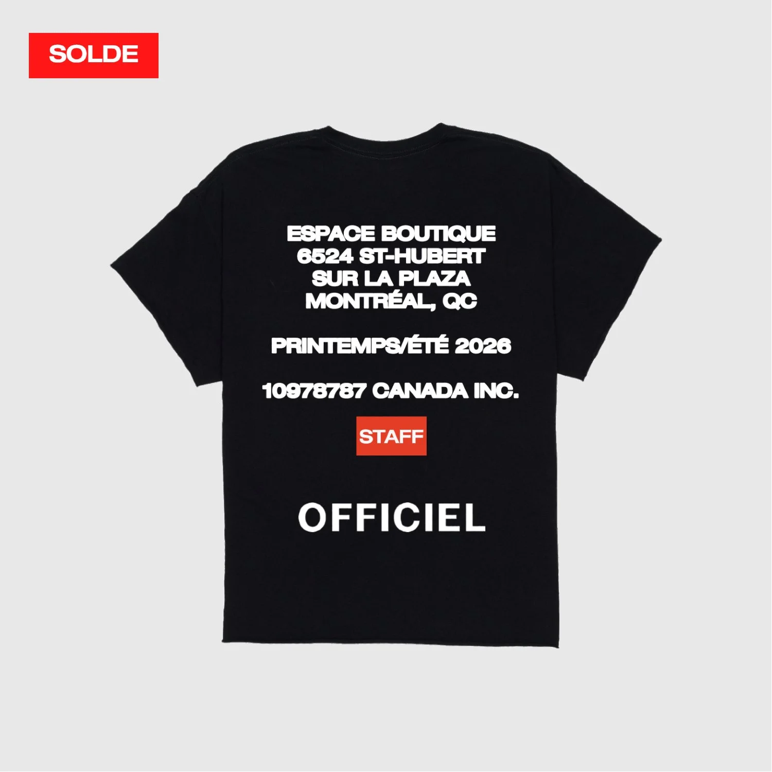 20% OFF - STAFF TEE