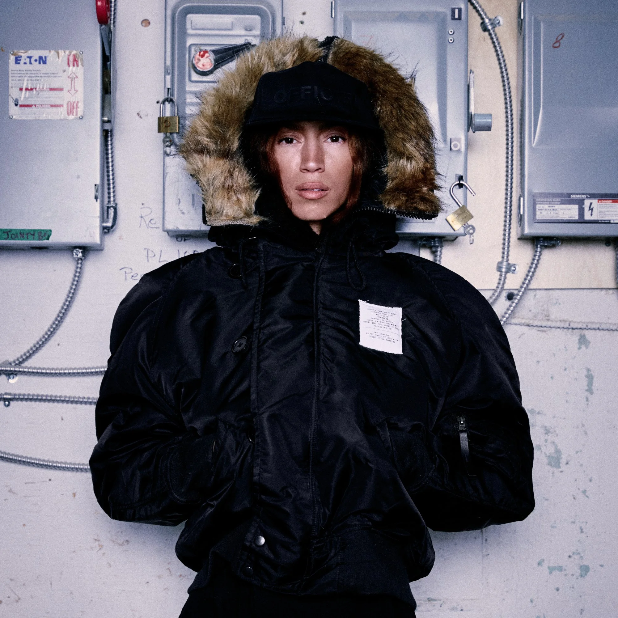 BOMBER W/ FAUX FUR HOOD