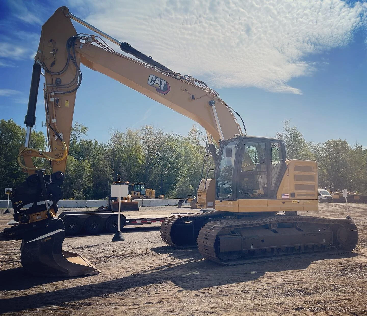 Excited to announce we added another machine to our fleet. This unit will be fully equipped with fully automated machine control as well as GPS. We have installed our favorite work tool as well!