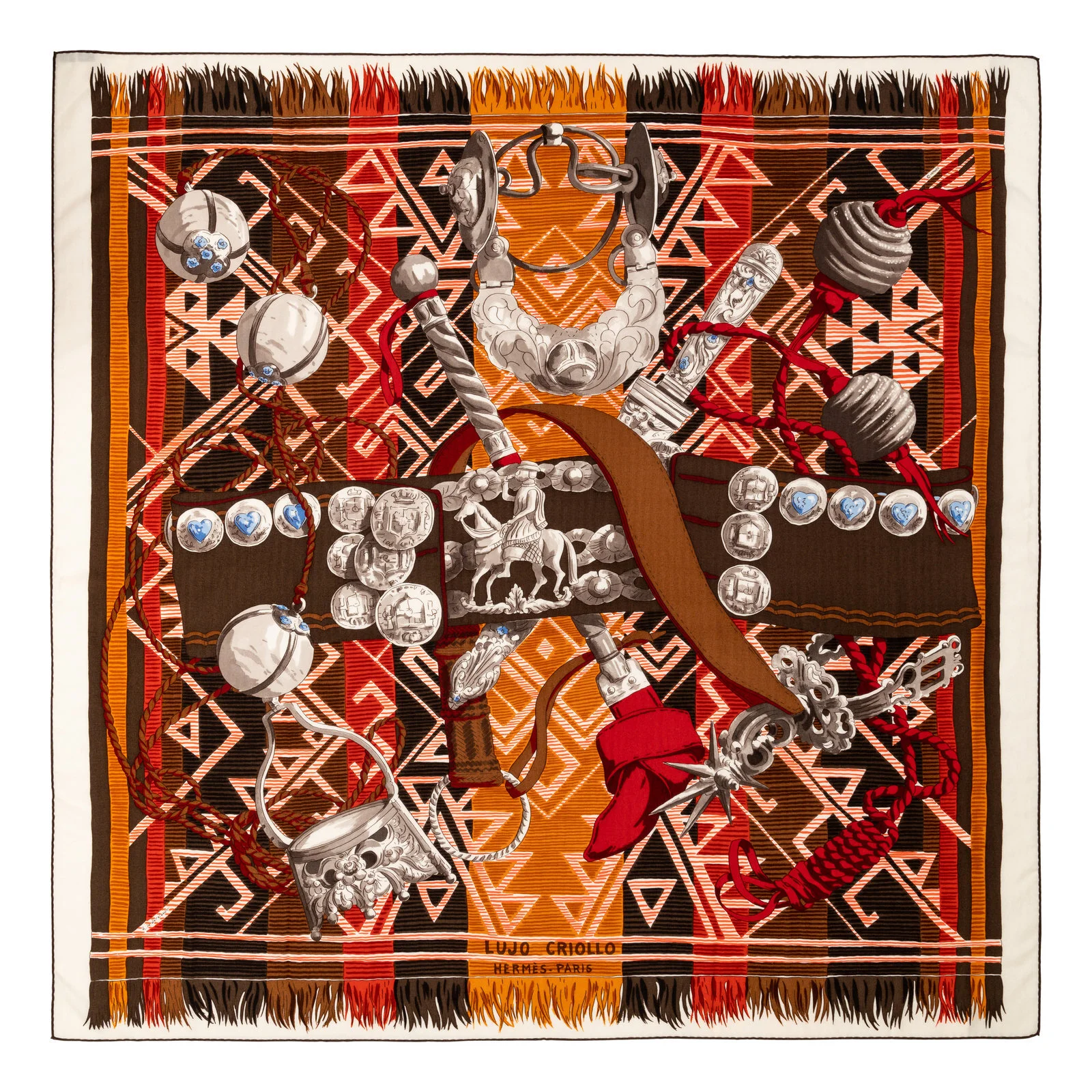 Hermès 140cm Cashmere/Silk Scarf