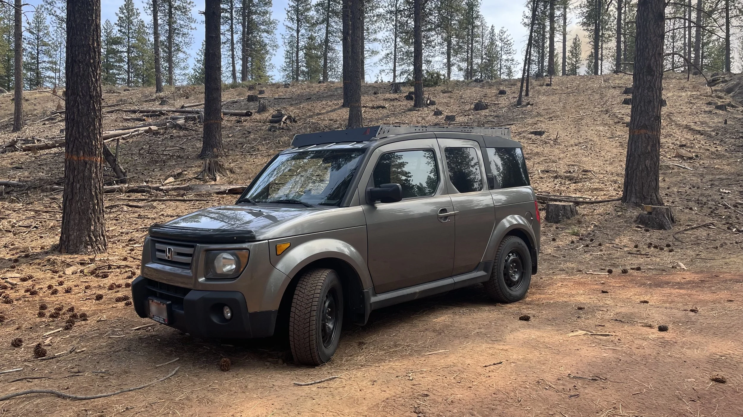 Honda Element 311 adventure rack for roof top tents aluminum production changes 1.jpg