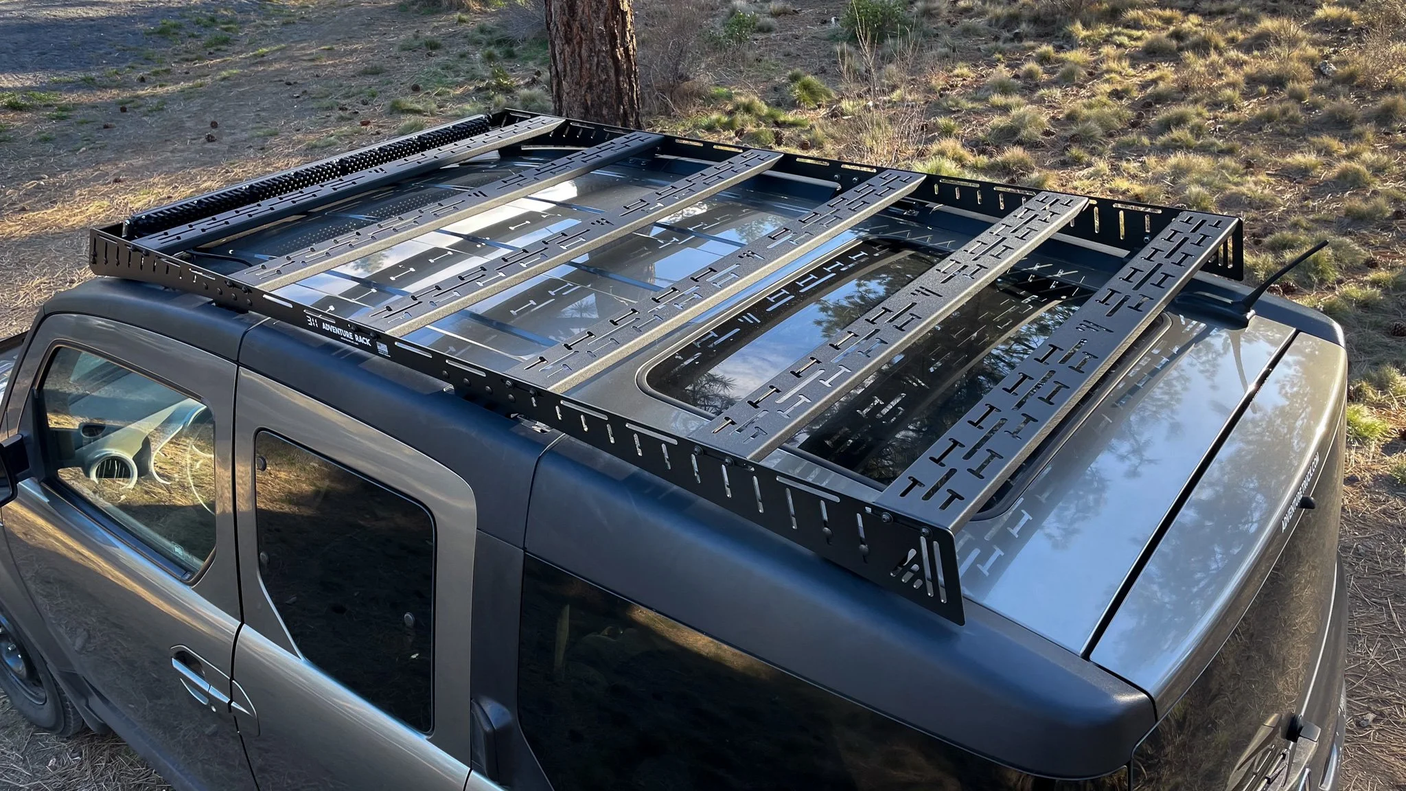 honda element 311 adventure rack STEEL DLX 40in light bar.jpg