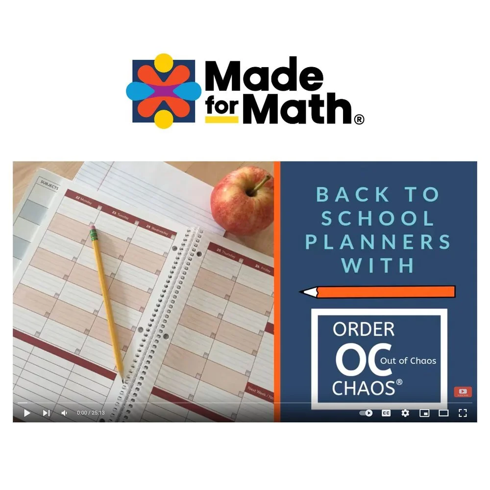 "Back-to-School Planners" on the Math For Middles Podcast