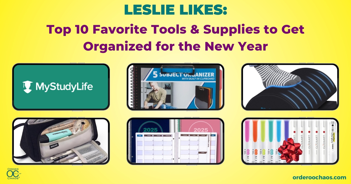 LESLIE LIKES: Top 10 Favorite Tools &amp; Supplies to Get Organized for the New Year