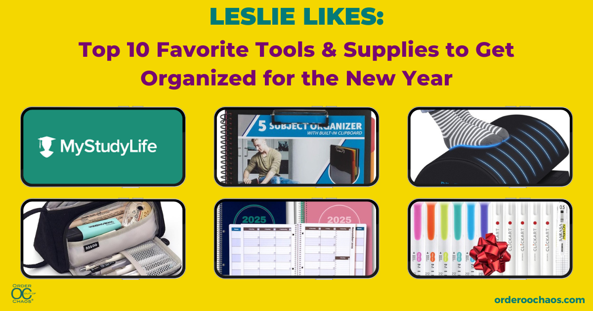LESLIE LIKES: Top 10 Favorite Tools &amp; Supplies to Get Organized for the New Year