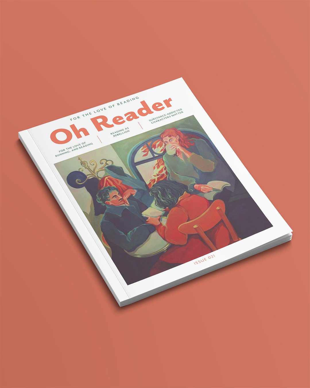 Say hello to the Fall Edition (Issue 021) of Oh Reader! 🍁🎃☕📖

It's out NOW at @barnesandnoble. We'll be posting some sneak peeks into the new edition shortly, but in the meantime, how gorgeous is the cover?! Artwork by @leauquicoulevit 🎨

#OhRead