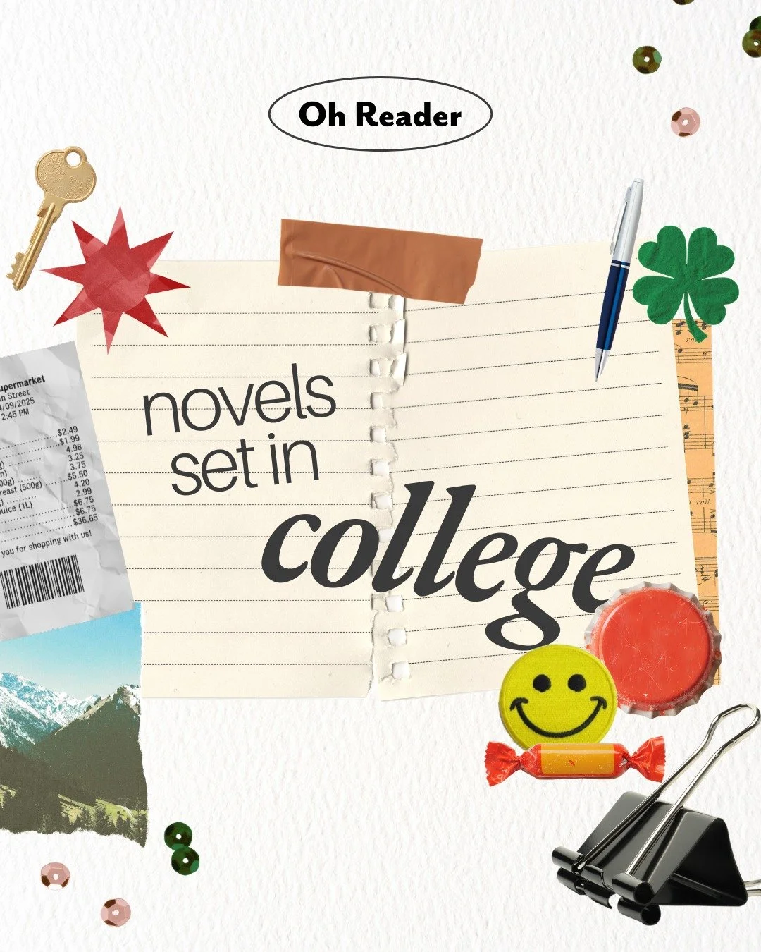 Regardless of whether you want to indulge your inner dark academia fantasy, remember the good ol' days, or just round out your summer reading list&mdash;here's our top picks of novels set in college. 🎓

〰️
#OhReader #ForTheLoveOfReading #Bookstagram
