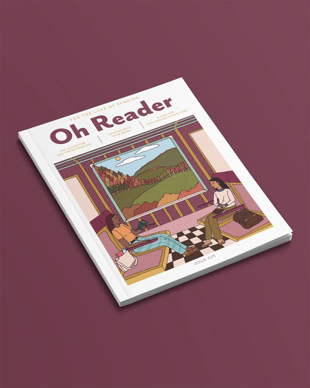 Say hello to Oh Reader Issue 025&mdash;our fall 2026 edition 🍁

📖 Out now at @barnesandnoble + all good retailers
🎨 Cover art by the amazing @dajartchives_

We'll post some sneak peeks into the new edition very soon, so keep your eyes peeled 👀

〰
