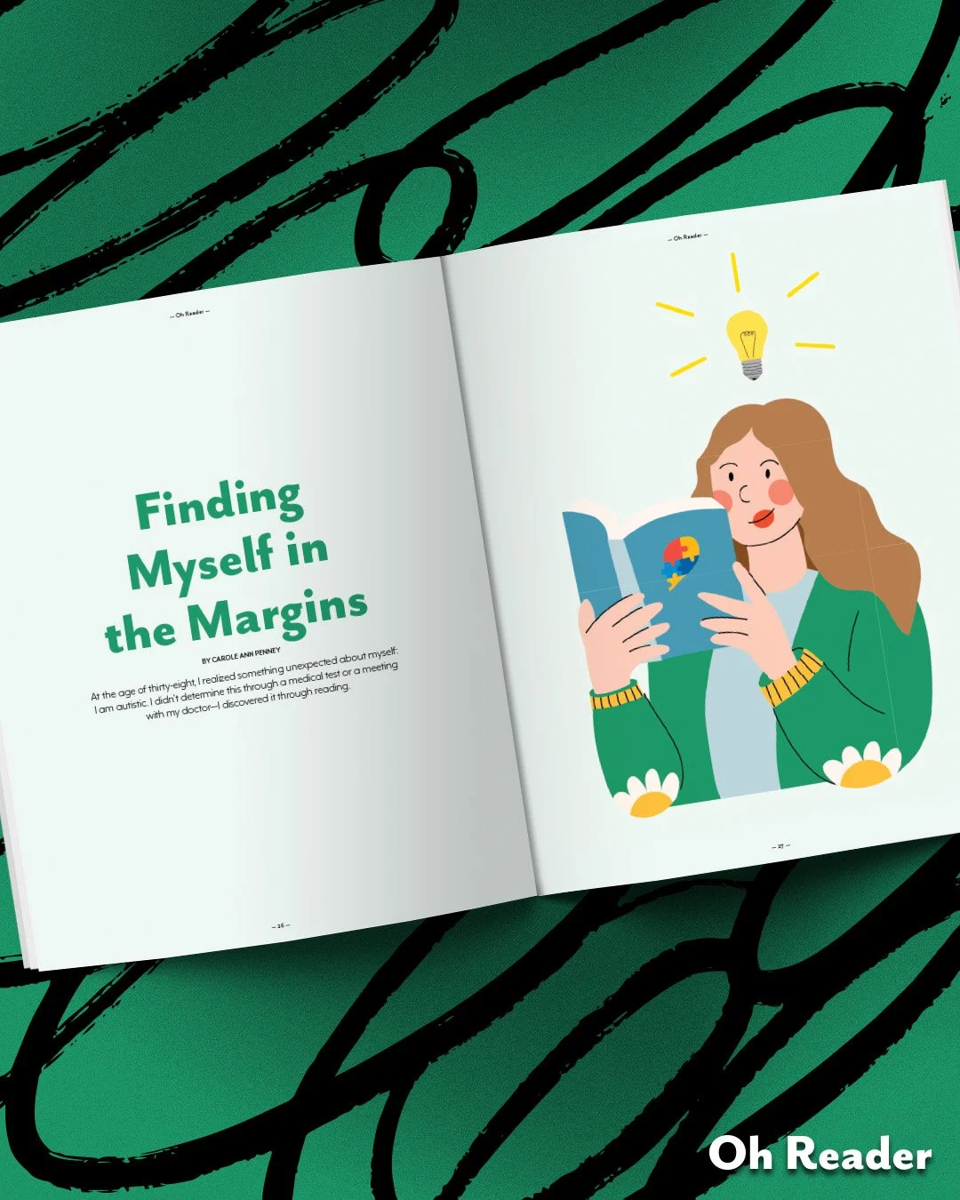 A sneak peek into Oh Reader Issue 025 ☺️
It's out now!

〰️
#OhReader #ForTheLoveOfReading #Bookstagram #Books #Magazines