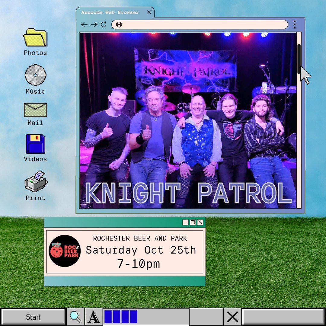 KNIGHT PATROL rocks RBP Saturday night!!! The premier 80's cover band performing the greatest hits from the world's greatest bands! 💜🎸

Live music 7-10pm. 21 &amp; over.
60 taps, beer, cider, prosecco, cans galore, liquor, indoor beer trailer bar &