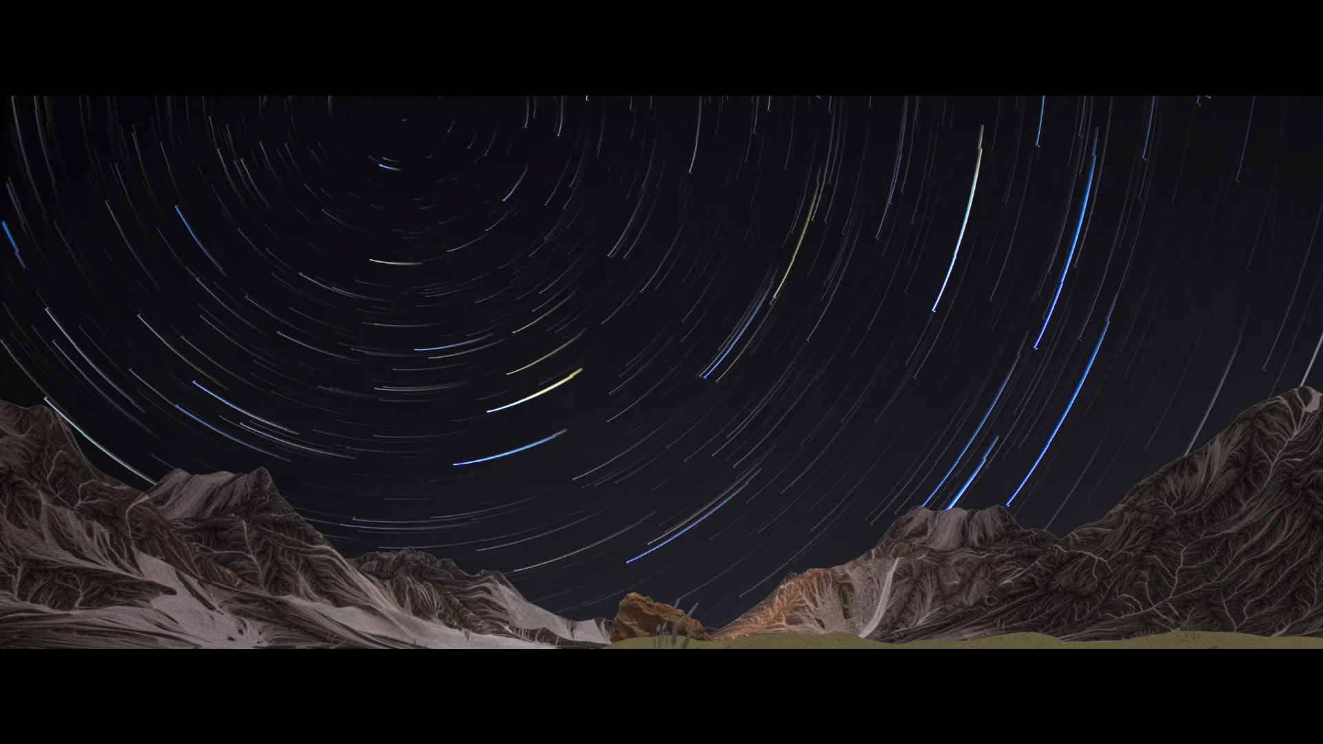 Star Trails in the desert