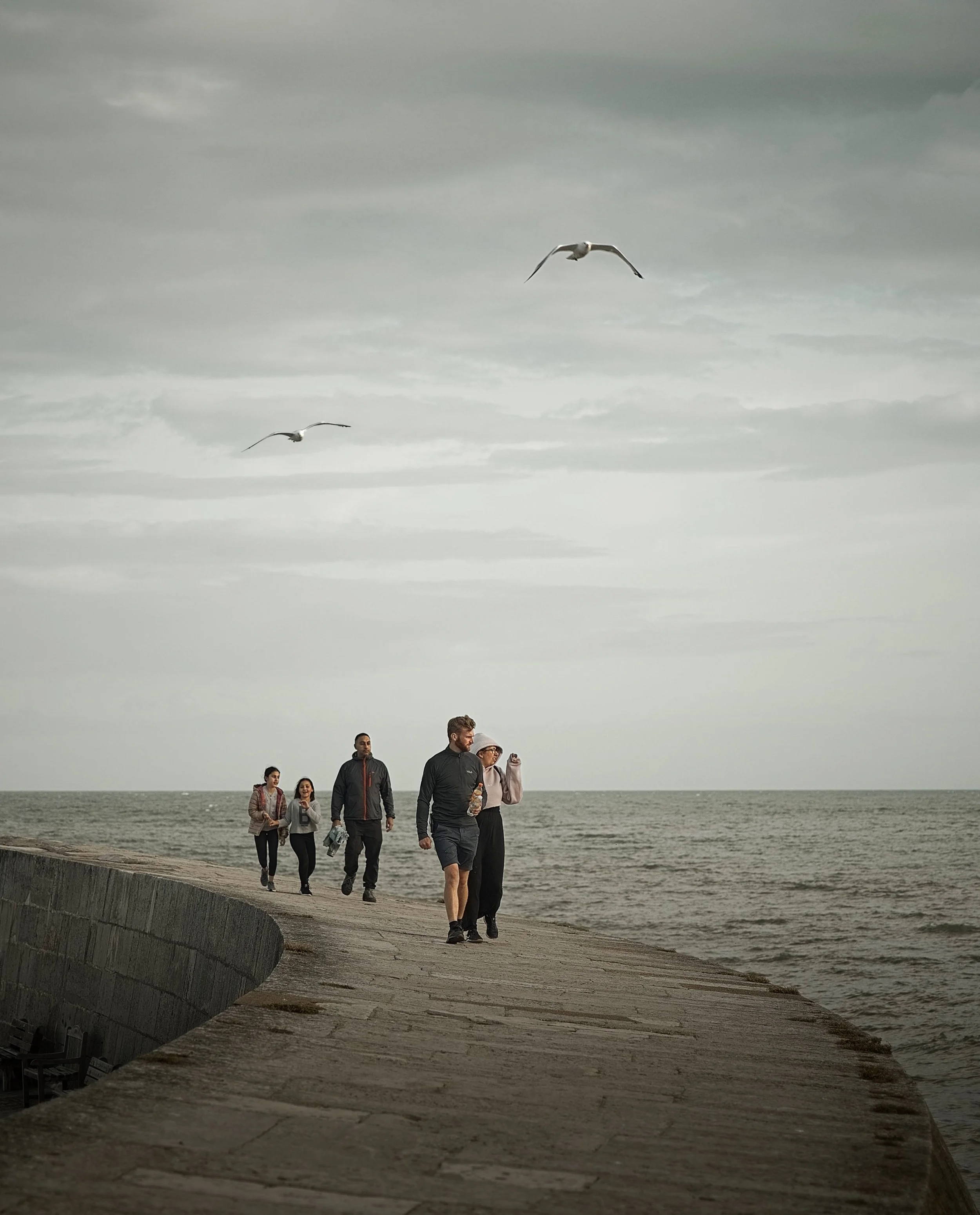 Dusk on The Cobb, Lyme Regis