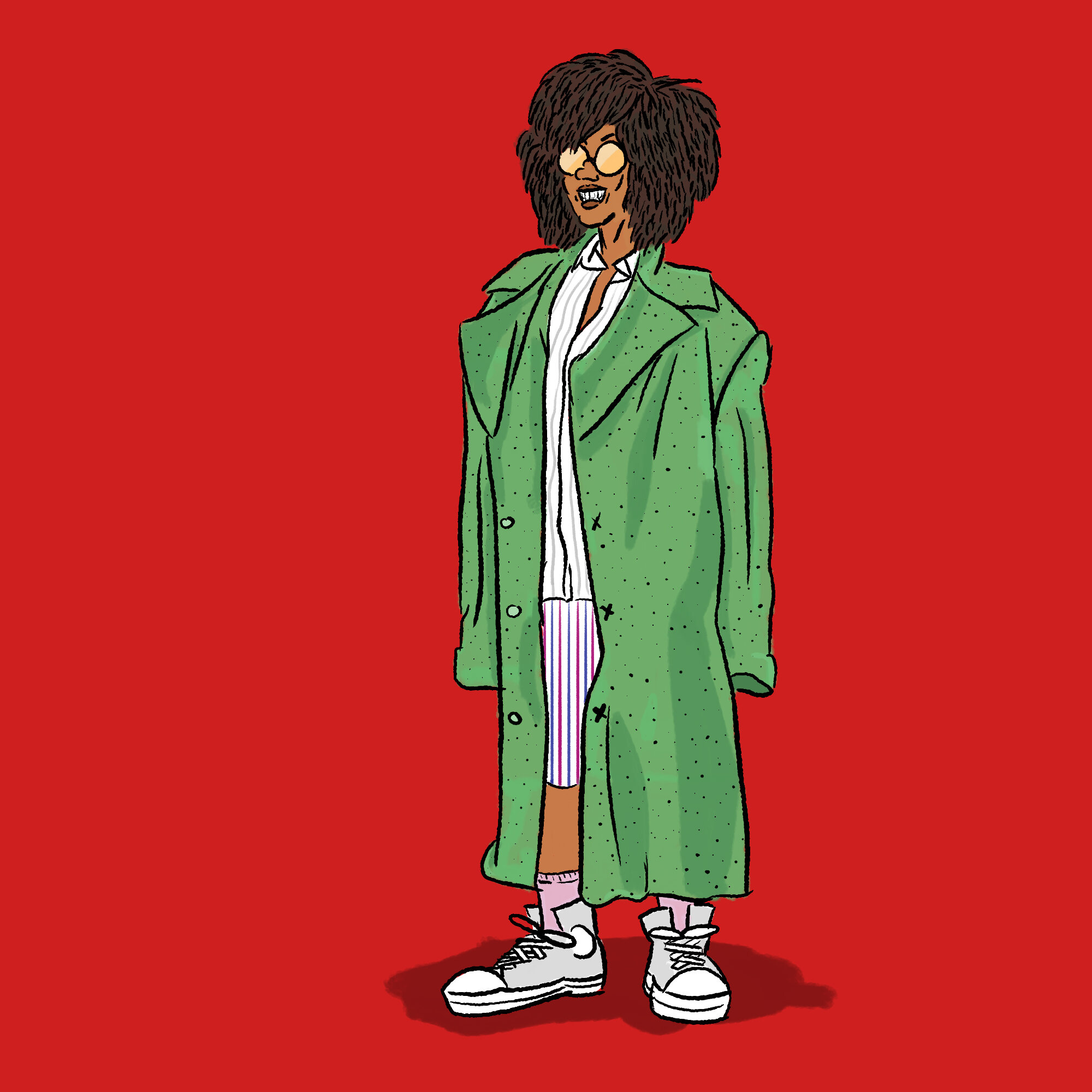 Fancy Swagger Digital Media, 2020 Inktober Challenge, clothing base off of @exquisite_eye fashion instagram account.