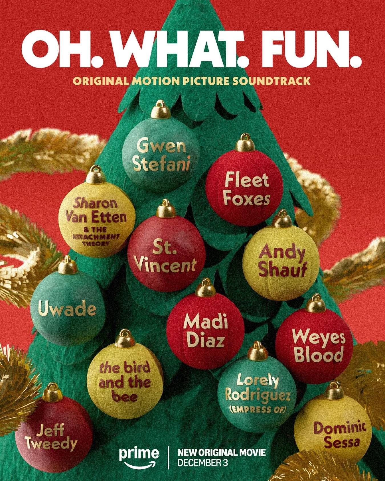 The Oh. What. Fun. soundtrack is officially out! 🎁 We&rsquo;re thrilled to be contributing two cover songs to this heartwarming holiday film - 10cc&rsquo;s &ldquo;The Things We Do For Love&rdquo; &amp; Talk Talk&rsquo;s &ldquo;It&rsquo;s My Life.&rd